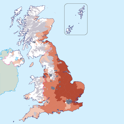 UK cereals industry map (wheat area 2012)